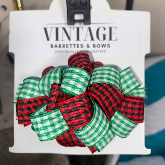 🎅🏻 BOGO!!!! 2 For 1 Thru 12-19!!! Handmade Vintage 80s Christmas Loop HairBows - Picture 5 of 11